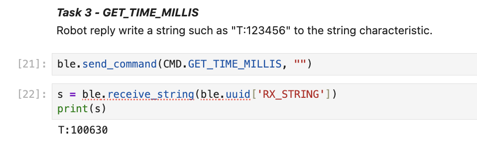 GET_TIME_MILLIS command message from Artemis