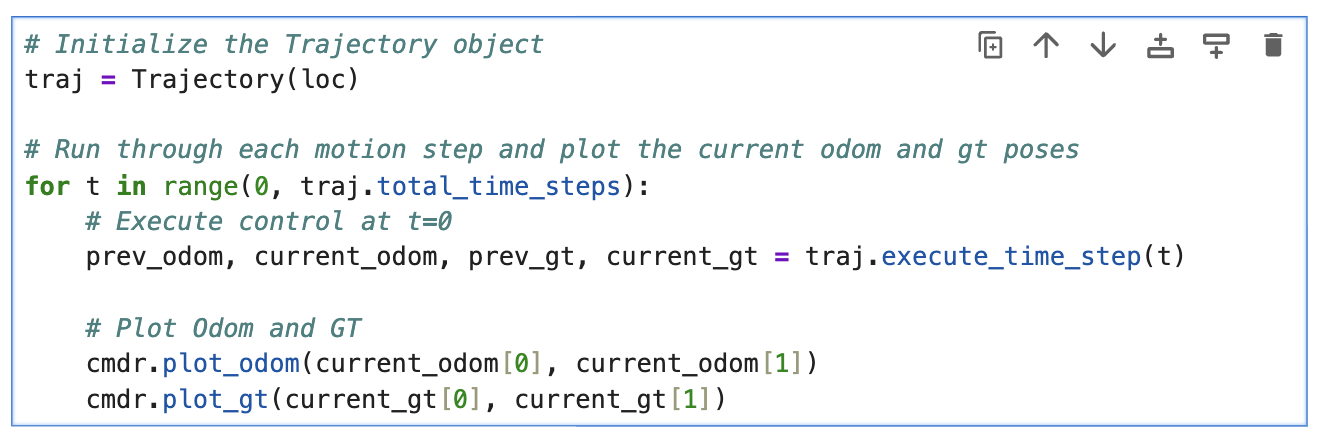 Figure 15 — Collision-free trajectory plotter (odometry red, ground truth green)