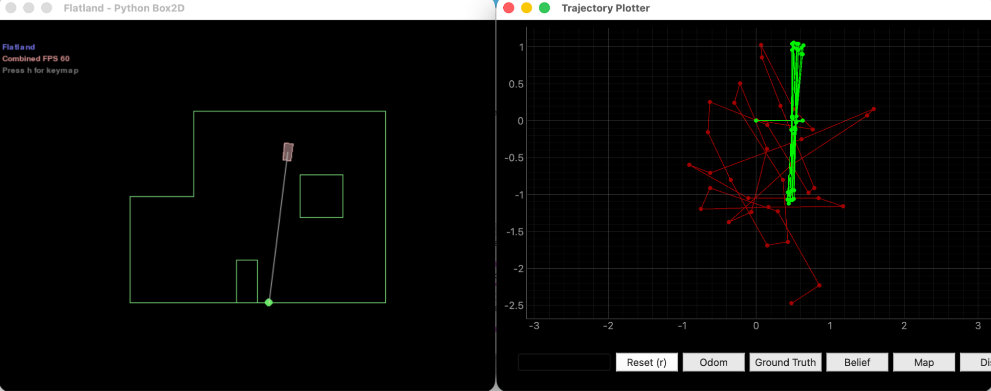 Figure 11 — Task 2 in-class plotter (straight-line ground truth)