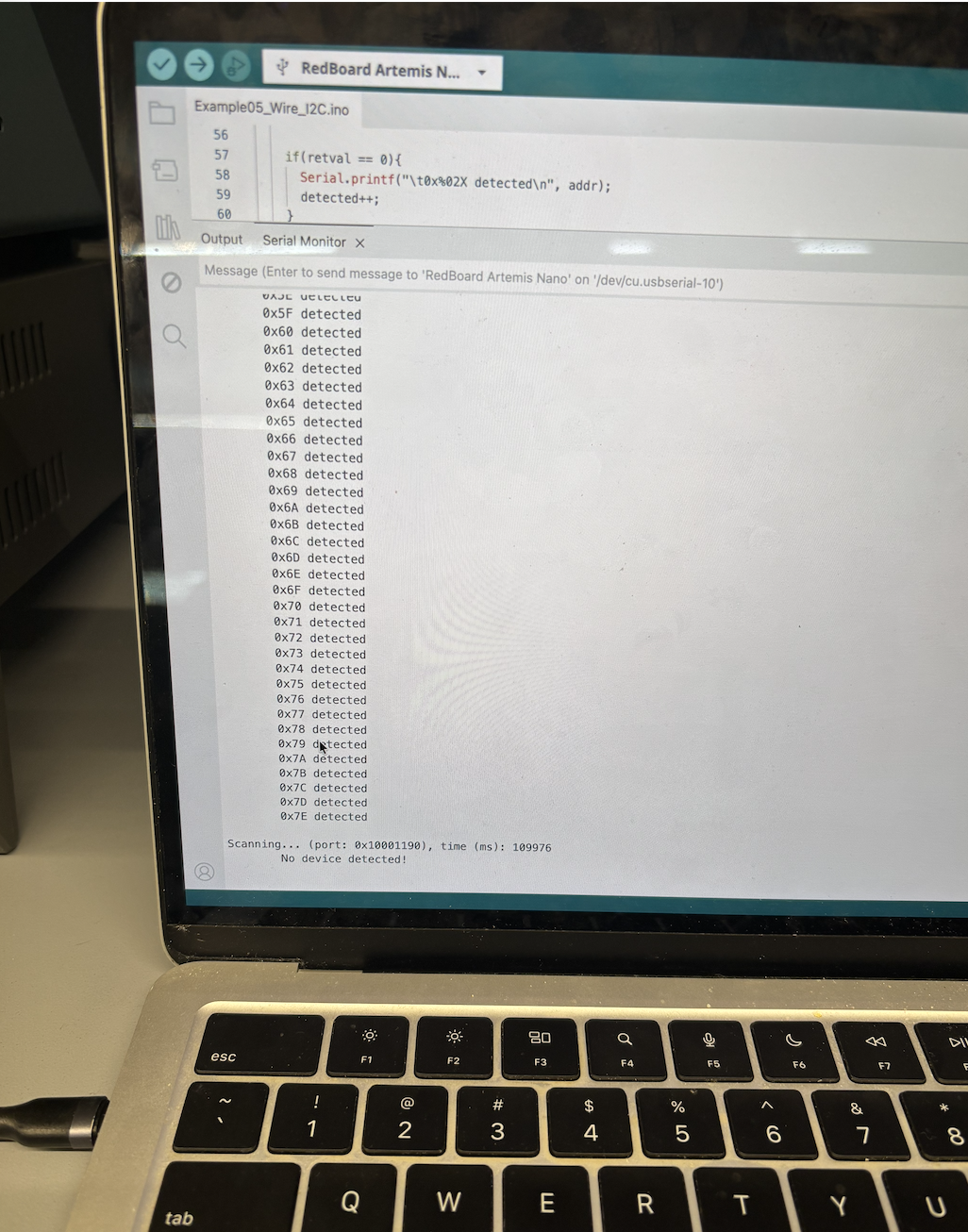 Spurious I2C detections with both sensors