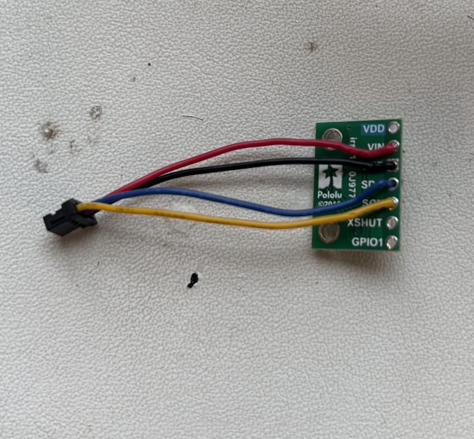 Artemis + Qwiic breakout + ToF sensor
